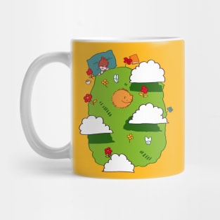 bed of grass Mug